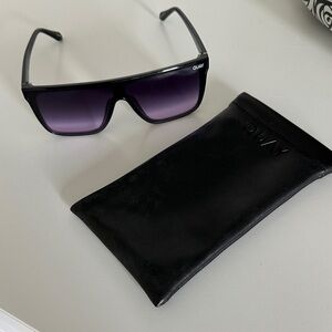 Quay Australia Nightfall Black and Purple Sunglasses